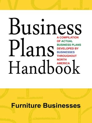 cover image of Business Plans Handbook: Furniture Businesses